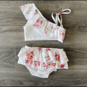 2 piece rosey baby swim set ♡